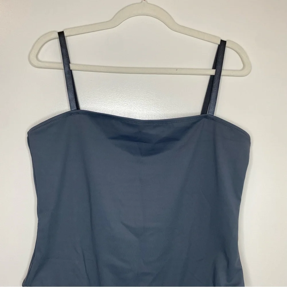 NEW!! SKIMS SHAPING SWIM CAMI ONE PIECE ~ Gunmetal